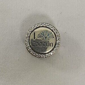 Pandora Cancun Exclusive Seashell Dangle Charm, S925 Silver Jewelry